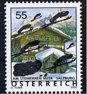 Austria 2005,Sc.#1984 MNH Overprinted with new Design - Ski Jumper