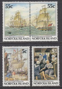 Norfolk Island 417-420 MNH VF