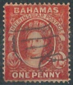 70316m - BAHAMAS - STAMP: Stanley Gibbons # 33 - Used-