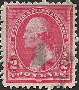 # 250 CARMINE USED GEORGE WASHINGTON SCV-3.00