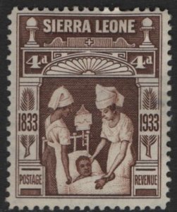 SIERRA LEONE,158  MINT HINGED, REMNANTS