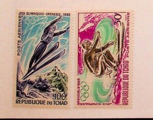 CHAD Sc C40-41 NH ISSUE OF 1968 - OLYMPICS