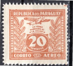 Paraguay; 1935: Sc. # C67: MNH Single Stamp
