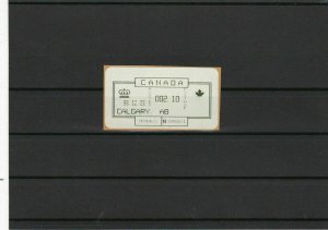 1993 Machine Label Canada Stamps ref 22589