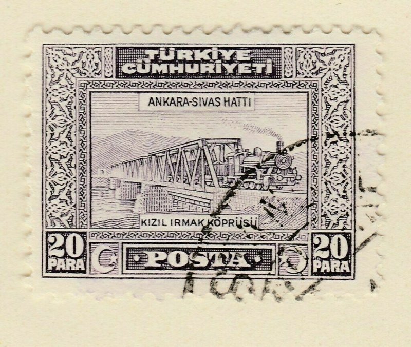 A6P5F164 Türkei Turquie Turquie Turkey 1930 with umlaut 20k used