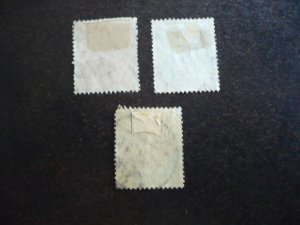 Stamps - Germany - Scott# 119,121,124 - Used Part Set of 3 Stamps