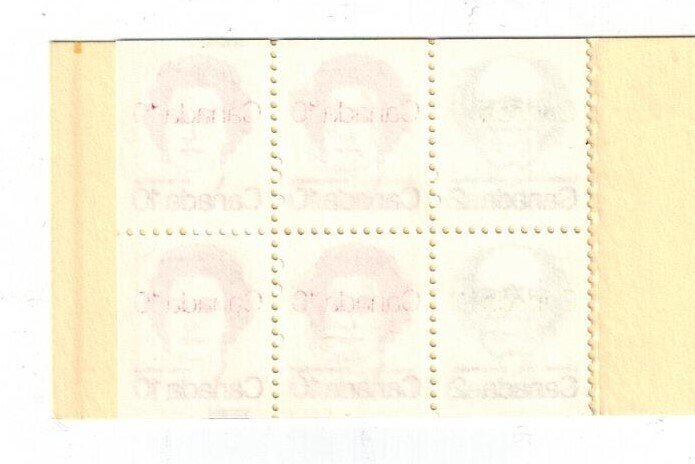 Canada BK76 booklet error Repeating 10