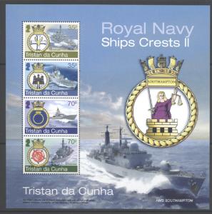 TRISTAN - SHIPS & CRESTS SHEET