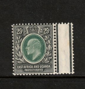 East Africa & Uganda Protectorates #37 Very Fine Never Hinged Gutter Single