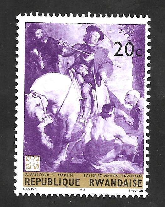 Rwanda 1967 - MNH - Scott #211