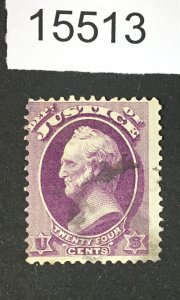 MOMEN: US STAMPS # O32 USED $425 LOT #15513