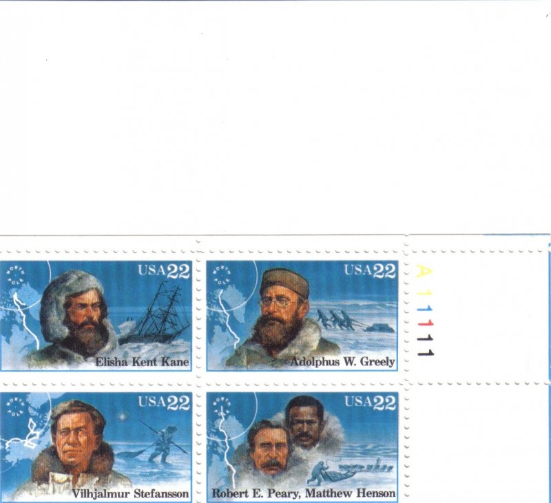 Scott US # 2220-23 (2223a), MNH Plate block of 4