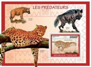 Togo - Wild Animals -  Stamp Souvenir Sheet 20H-057