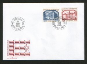 LIECHTENSTEIN-FDC-EUROPA CEPT-1978.