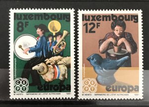 Luxembourg 1980 #657-8, MNH, CV $1.70