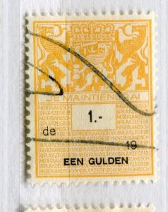 NETHERLANDS; Early 1950s early Revenue issue fine used 1G. value