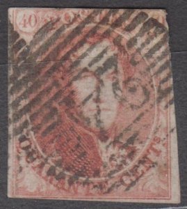 Belgium Scott #12 1858 Used