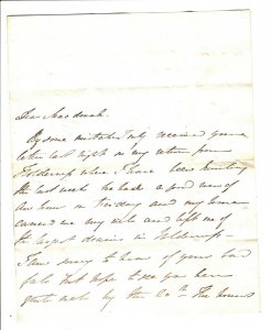 GB HISTORIC LETTER to Captain 2nd Life Guards Yorks HUNTING Free EL 1827 AC336 