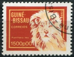 Guinea-Bissau Sc#864 Used, 1500p multi, Animals (1989) (1989)