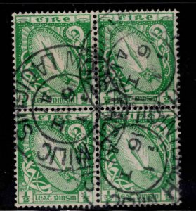 Ireland map stamp Scott 65 Used stamp  block of 4