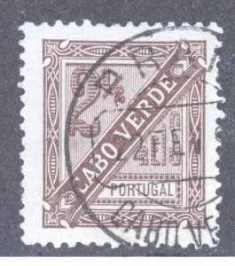 Cape Verde, Scott #P1, Used