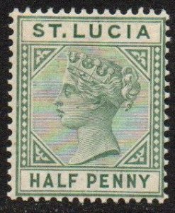 St. Lucia Sc #27 Mint Hinged