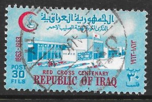 Iraq 338: 30f administration Building of the Iraqi Red Crescent, used, F-VF