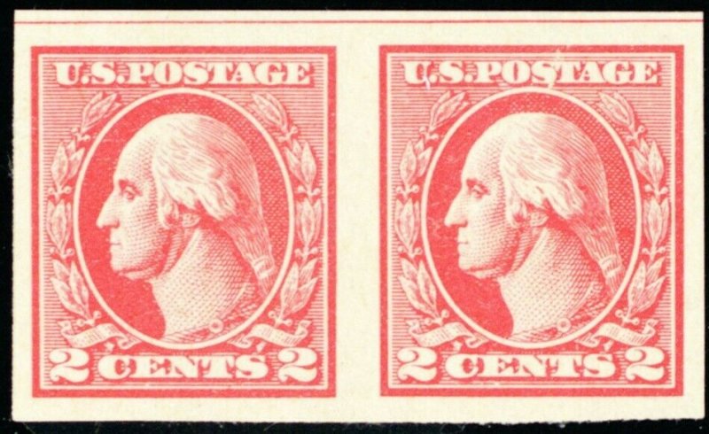 534, Mint NH Superb 2¢ Pair WoW - Stuart Katz