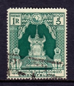 Burma - Scott #112a - Used - Pencil/rev. - SCV $2.50