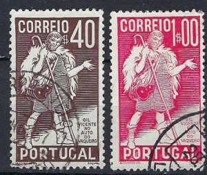Portugal 572-73 Used 1937 set (ak1159)