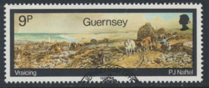 Guernsey  SG 355  SC# 320 Paintings First Day of issue cancel see scan
