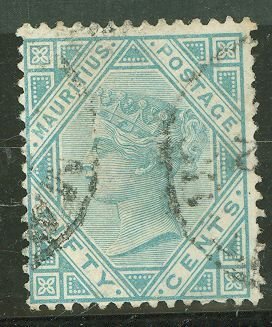 Mauritius #66 Used Single