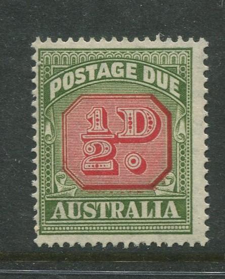 Australia - Scott J71 -Postage Due Issue -1956- Wmk 228 - MNH -Single 1/2d stamp