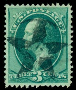 MOMEN: US STAMPS #147 USED XF-SUP APS CERT