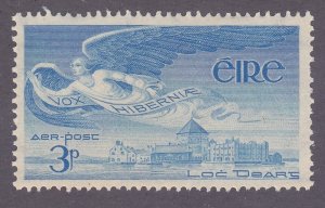 Ireland C2 MNH OG 1948 3p Blue Angel over Rock of Cashel Airmail Issue VF-XF