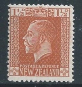 New Zealand #162 NH 1 1/2p King George V