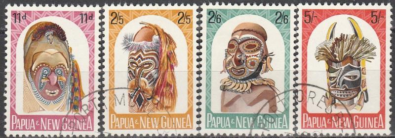 Papua New Guinea #178-81 F-VF Used CV $2.50 (A2610)