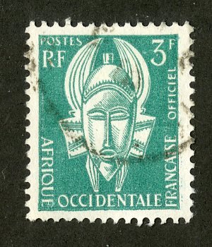 FRENCH WEST AFRICA O2 USED BIN .55 ART