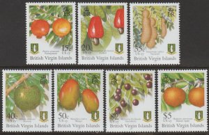 EDSROOM-17310 Virgin Islands 1024-1030 MNH 2004 Complete Fruit CV$17.20