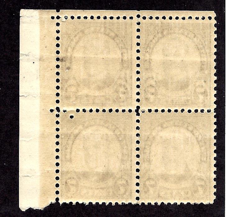 639 Mint,OG,NH... Block of 4... SCV $12.80++... EFO-Errant Perf