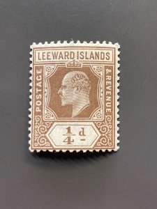 Leeward Islands 41 F MLH. Scott $ 3.00