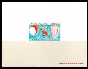 New Caledonia 1978 Sc#C146 CONUS SHELL TOPICAL PHILATELY Deluxe Souvenir Sheet