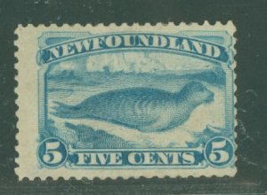 Newfoundland #55 Unused Single