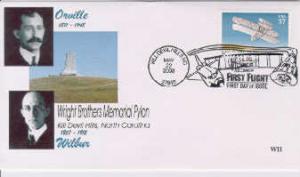 FDC Wright Bros Memorial Pylon in NC