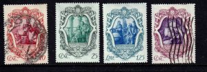 Italy 1942 - Galileo - VF Mint & used # 419-422