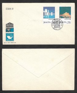 SE)1987 MALTA, EUROPA CEPT ISSUE, MODERN ARCHITECTURE, ARCHITECTURAL COMPLEX & S