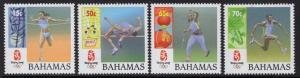 BAHAMAS SG1490/3 2008 OLYMPIC GAMES MNH