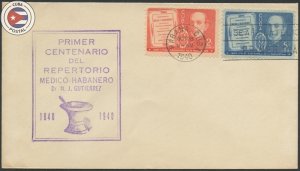 Cuba 1940 Scott 364-365 |Medical Press First Day  Cover | CU26024