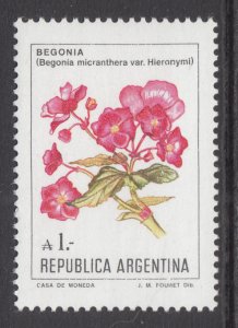 Argentina 1524 Flowers MNH VF