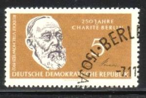 Rudolf Virchow, Pathologist, DDR SC#520 used